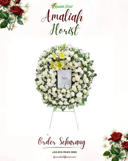 Krans Bunga Duka Kebon Bawang